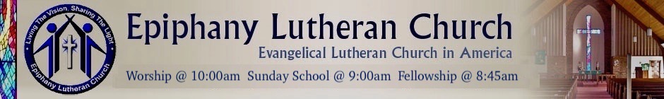 Epiphany Lutheran Church Banner